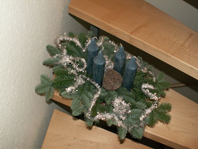 Adventskranz-Ersatz